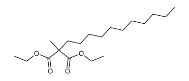 methyl-undecyl-malonic acid diethyl ester Structure