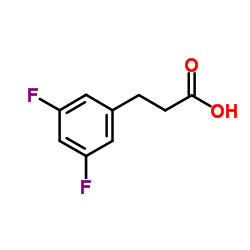 3-(3,5-二氟苯基)丙酸结构式