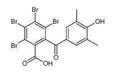 2,3,4,5-tetrabromo-6-(4-hydroxy-3,5-dimethylbenzoyl)benzoic acid Structure