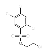 1,2,4-trichloro-5-(2-chloroethoxysulfonyl)benzene结构式