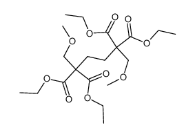 1,6-dimethoxy-hexane-2,2,5,5-tetracarboxylic acid tetraethyl ester结构式