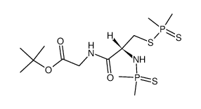 Mpt-L-Cys(Mpt)-Gly-OBut结构式