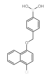 (4-(((4-CHLORONAPHTHALEN-1-YL)OXY)METHYL)PHENYL)BORONIC ACID picture