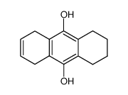 1,2,3,4,5,8-hexahydro-anthracene-9,10-diol Structure