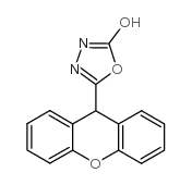 5-(9H-占吨-9-基)-1,3,4-噁二唑-2-醇结构式