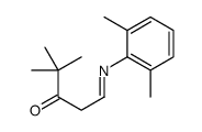 1-(2,6-dimethylphenyl)imino-4,4-dimethylpentan-3-one Structure