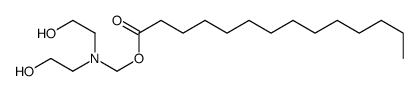 [bis(2-hydroxyethyl)amino]methyl tetradecanoate Structure