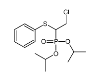 [2-chloro-1-di(propan-2-yloxy)phosphorylethyl]sulfanylbenzene结构式