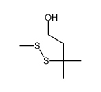 3-methyl-3-(methyldisulfanyl)butan-1-ol Structure