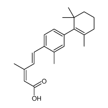 (2E,4E)-3-methyl-5-[2-methyl-4-(2,6,6-trimethylcyclohexen-1-yl)phenyl]penta-2,4-dienoic acid结构式