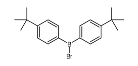 bromo-bis(4-tert-butylphenyl)borane Structure