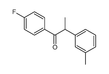 1-(4-fluorophenyl)-2-(3-methylphenyl)propan-1-one Structure