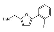 2-Furanmethanamine, 5-(2-fluorophenyl)结构式