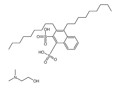 dinonylnaphthalenedisulphonic acid, compound with 2-(dimethylamino)ethanol (1:1)结构式