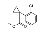 Cyclopropanecarboxylic acid, 1-(2-chlorophenyl)-, methyl ester Structure