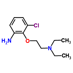 3-Chloro-2-[2-(diethylamino)ethoxy]aniline Structure