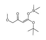 4-(tert-butyloxy)-1-methoxy-4-[(trimethylsilyl)oxy]-3-buten-2-one Structure