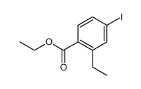 2-ethyl-4-iodo-benzoic acid ethyl ester结构式