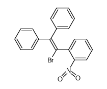 1-Brom-1-o-nitro-phenyl-2,2-diphenyl-aethen Structure