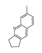 6-methyl-2,3-dihydro-1H-cyclopenta[b]quinoline结构式