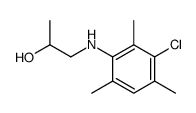 1-(3-chloro-2,4,6-trimethyl-anilino)-propan-2-ol结构式