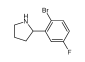 2-(2-bromo-5-fluorophenyl)pyrrolidine picture