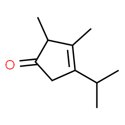 3-Cyclopenten-1-one,4-isopropyl-2,3-dimethyl-(6CI) Structure