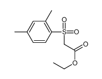 2-[(2,4-Dimethylphenyl)sulfonyl]acetic acid ethyl ester structure