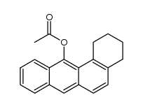 12-acetoxy-1,2,3,4-tetrahydrobenz[a]anthracene Structure