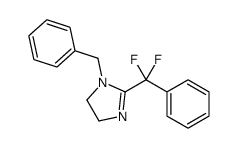 1-苄基-2-(二氟(苯基)甲基)-4,5-二氢-1H-咪唑-e结构式