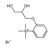 [2-(2,3-dihydroxypropoxy)phenyl]-trimethylazanium,bromide Structure