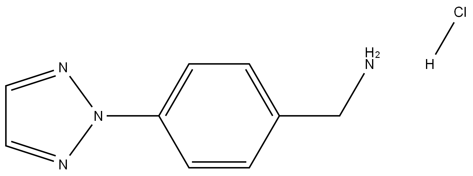 (4-(2H-1,2,3-三唑-2-基)苯基)甲胺盐酸图片