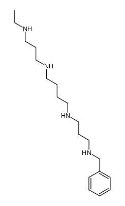 N-(3-benzylaminopropyl)-N'-(3-ethylaminopropyl)butane-1,4-diamine结构式