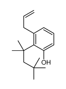 3-prop-2-enyl-2-(2,4,4-trimethylpentan-2-yl)phenol Structure