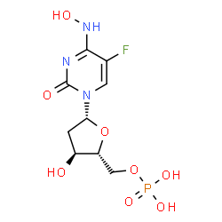 N(4)-hydroxy-5-fluorodeoxycytidine monophosphate Structure