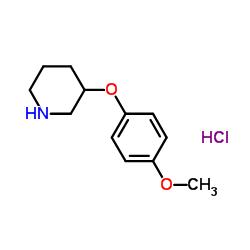 3-(4-Methoxyphenoxy)piperidine HCl picture