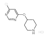 4-氯-6-(4-哌啶基氧基)嘧啶盐酸盐图片