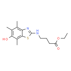 Butanoic acid,4-[(6-hydroxy-4,5,7-trimethyl-2-benzothiazolyl)amino]-,ethyl ester picture