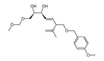 (2R,3S,6S,E)-6-(((4-methoxybenzyl)oxy)methyl)-1-(methoxymethoxy)-7-methylocta-4,7-diene-2,3-diol Structure