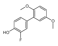 4-(2,5-dimethoxyphenyl)-2-fluorophenol Structure