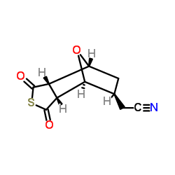 5-endo-(Cyanomethyl)endothall thioanhydride Structure