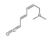 N,N-Dimethylamino-2,4,6-heptatriene-7al Structure