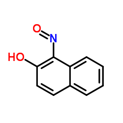 1-Nitroso-2-naphthol Structure