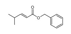 (E)-4-methyl-pent-2-enoic acid benzyl ester Structure