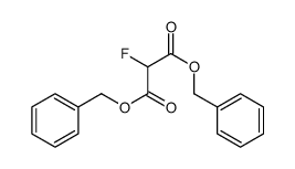 dibenzyl 2-fluoroMalonate structure