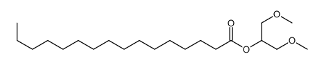 1,3-dimethoxypropan-2-yl hexadecanoate结构式