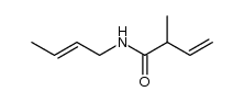 N-(but-2-en-1-yl)-2-methylbut-3-enamide Structure