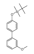 4'-[[(1,1-dimethylethyl)dimethylsilyl]oxy]-3-methoxy-1,1'-biphenyl Structure