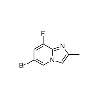 6-Bromo-8-fluoro-2-methylimidazo[1, 2-a]pyridine structure