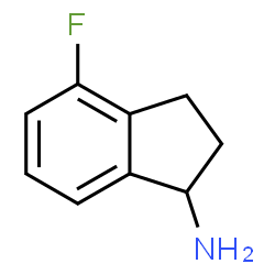 1H-Inden-1-amine,4-fluoro-2,3-dihydro-,(-)-(9CI)结构式